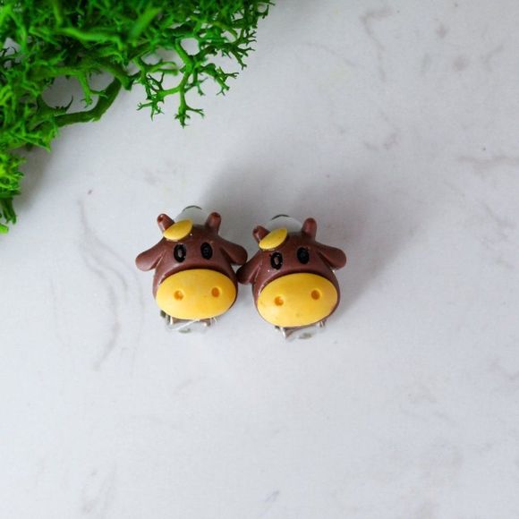 Clip on poly clay studs bundle 2 - Picture 9 of 12